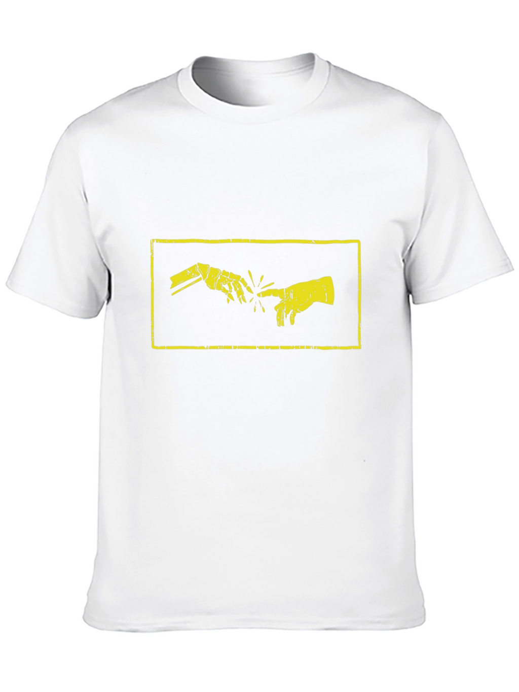 Creation of Adam Robot Hand T-Shirt