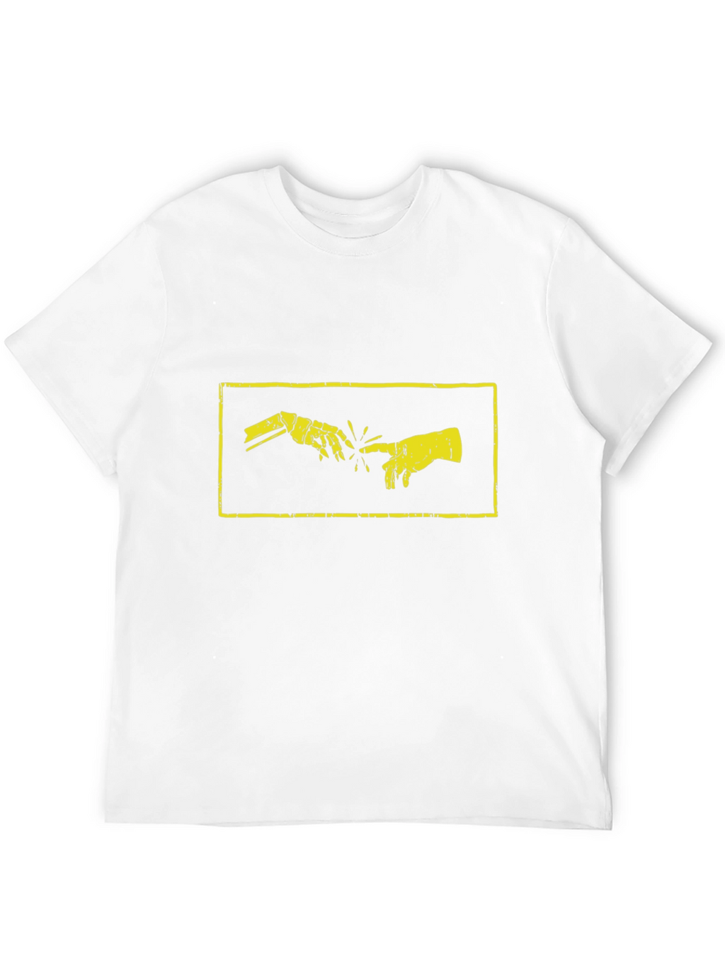 Creation of Adam Robot Hand T-Shirt