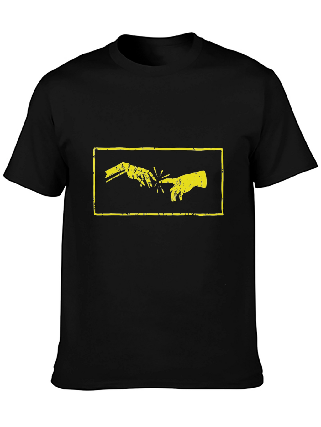 Creation of Adam Robot Hand T-Shirt