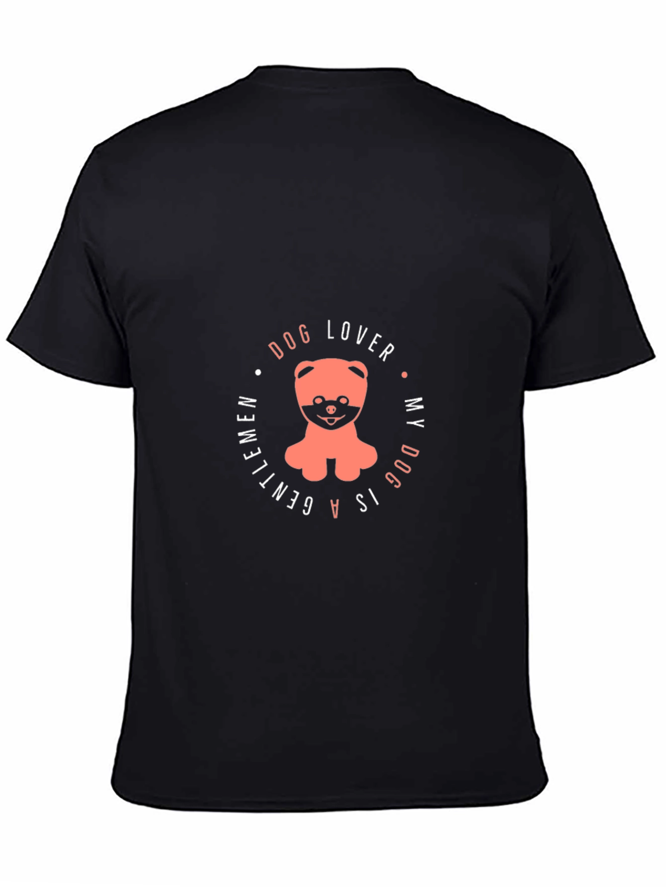 Dog Lover Tee: My Dog is a Gentleman Graphic T-Shirt