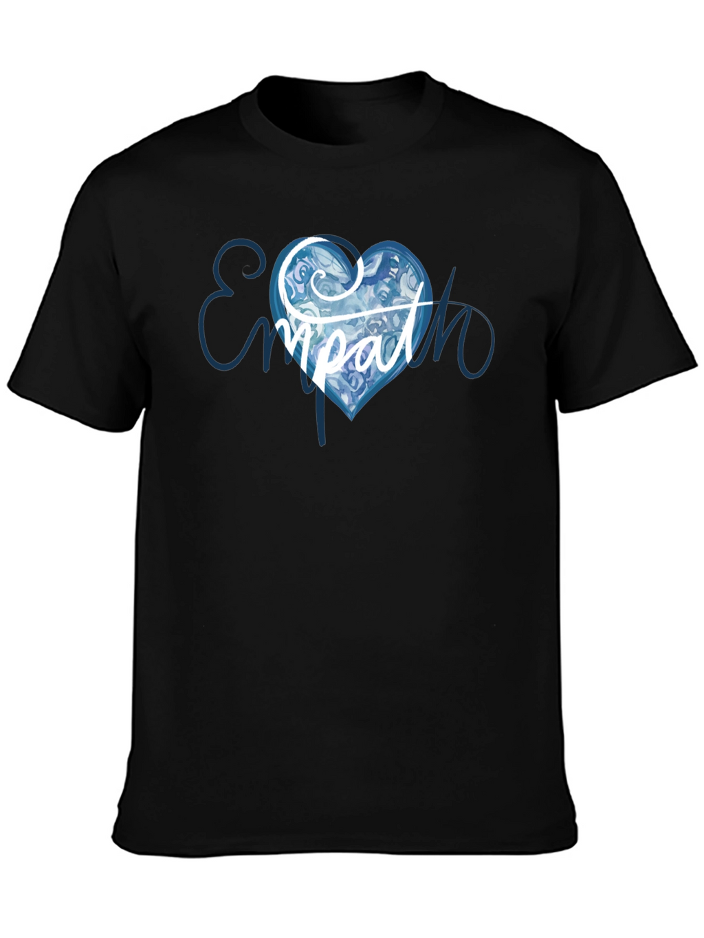 Empath Heart Graphic T-Shirt - Black