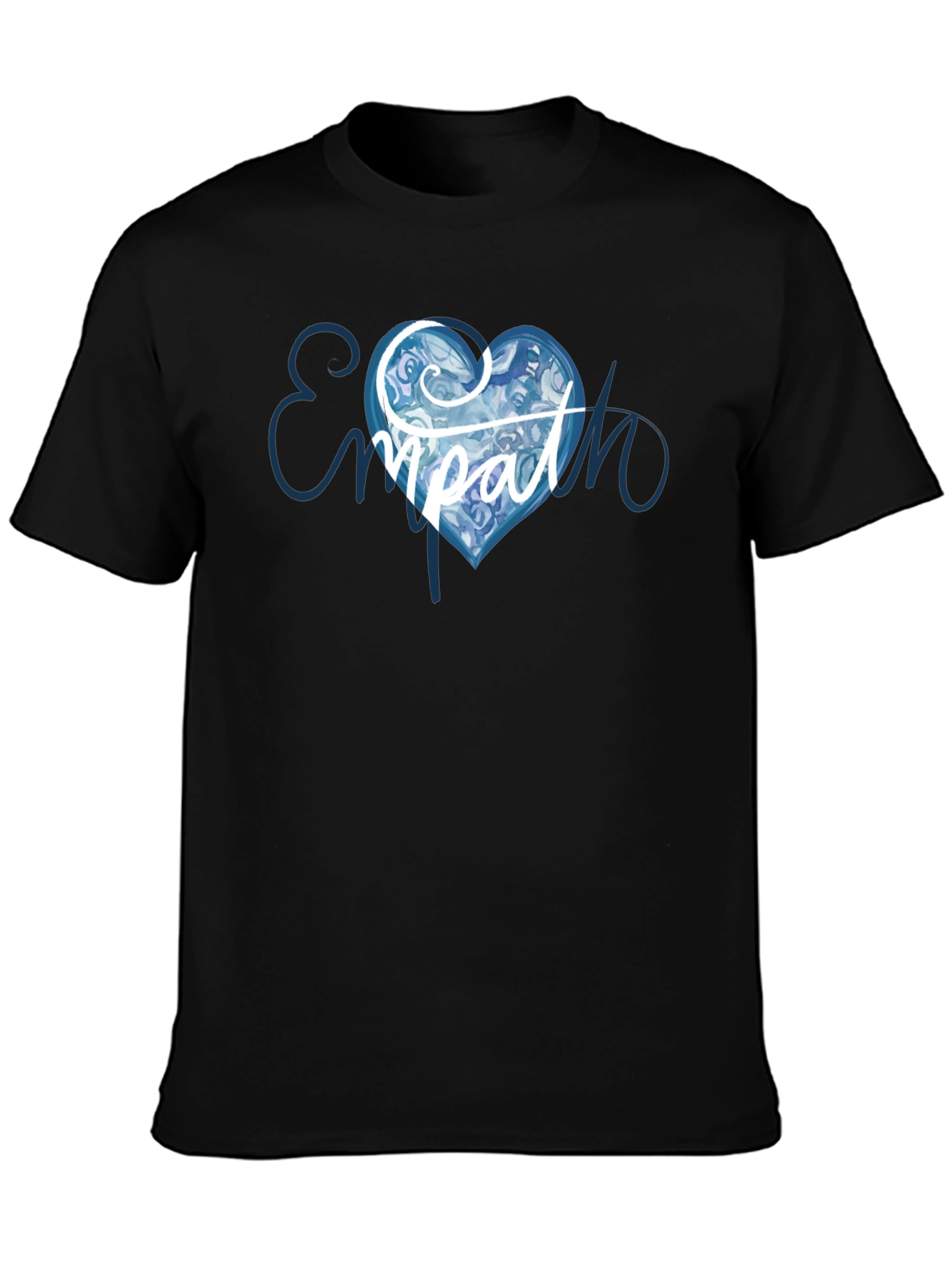Empath Heart Graphic T-Shirt - Black