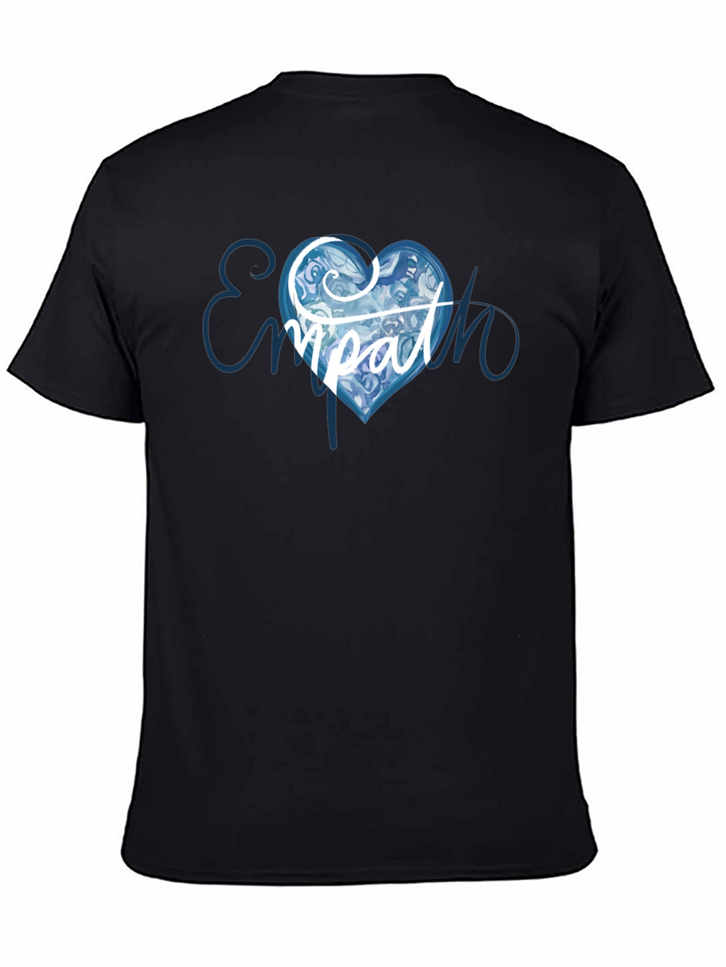Empath Heart Graphic T-Shirt - Black