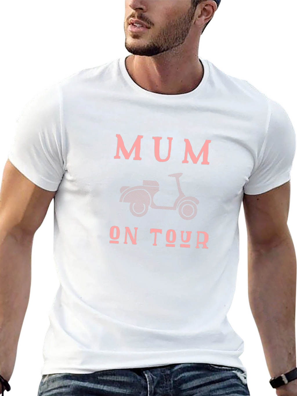 Mum On Tour Black T-Shirt