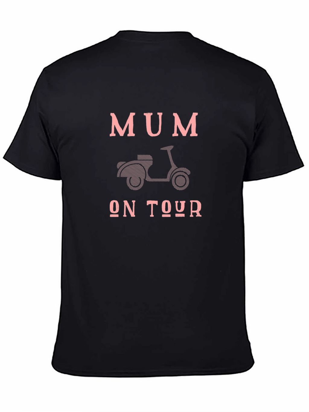 Mum On Tour Black T-Shirt