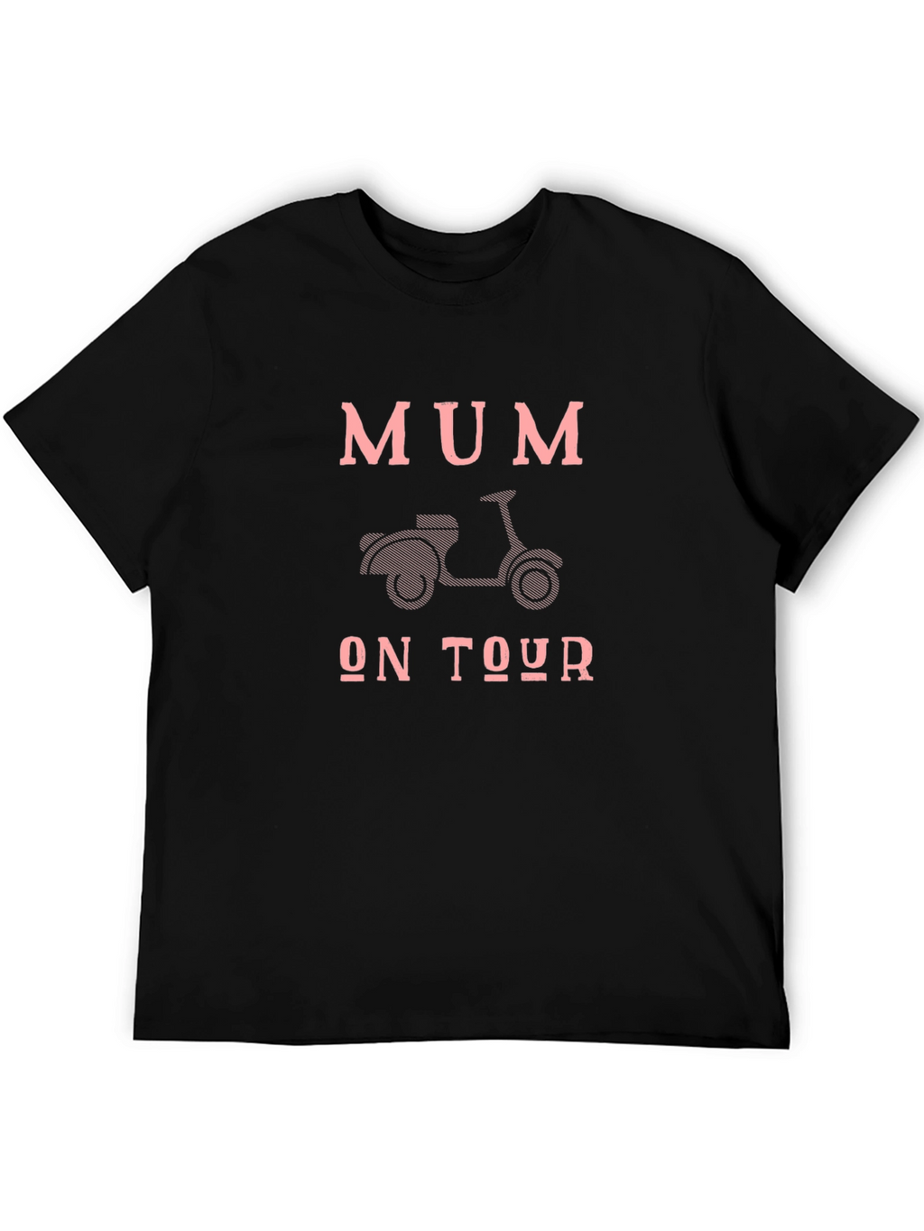 Mum On Tour Black T-Shirt
