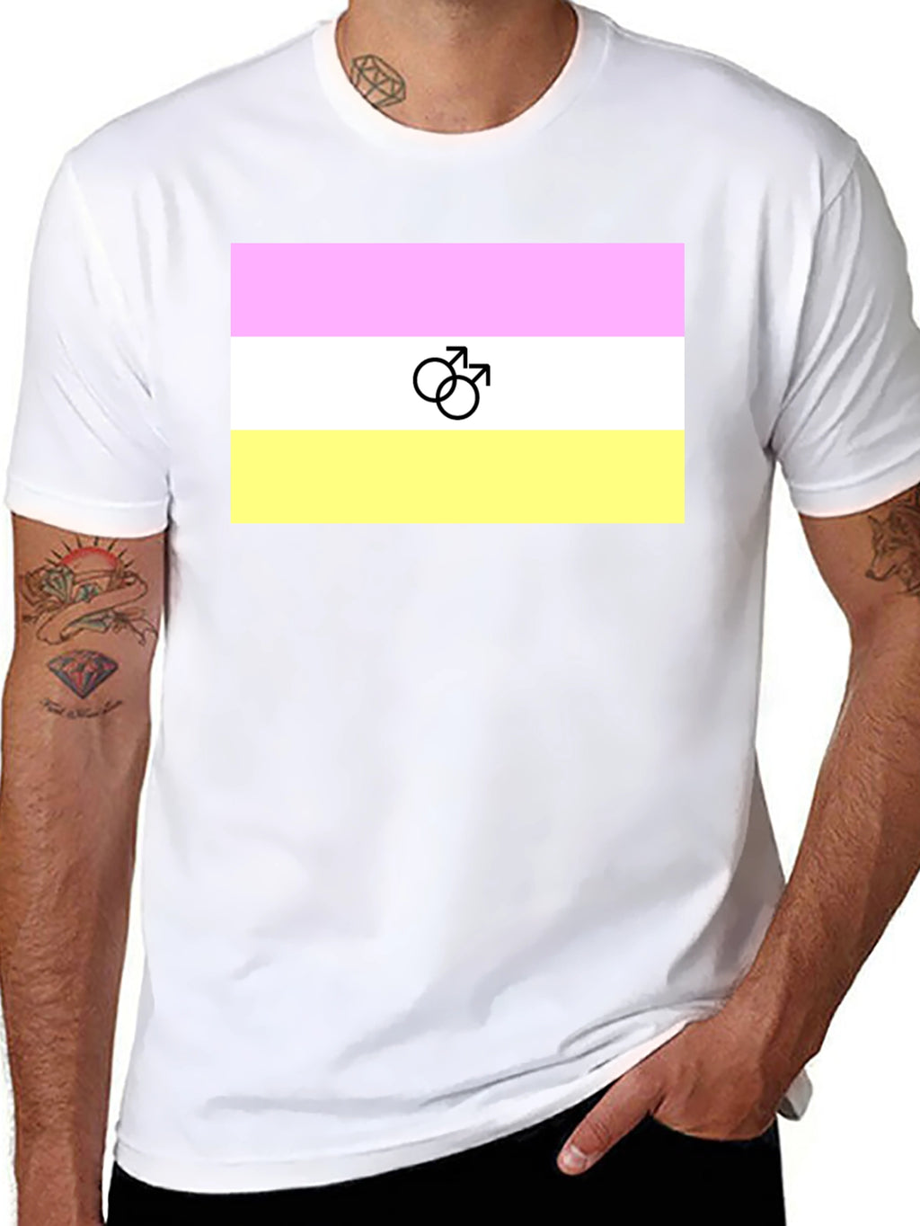 Intersex Pride T-Shirt - Black