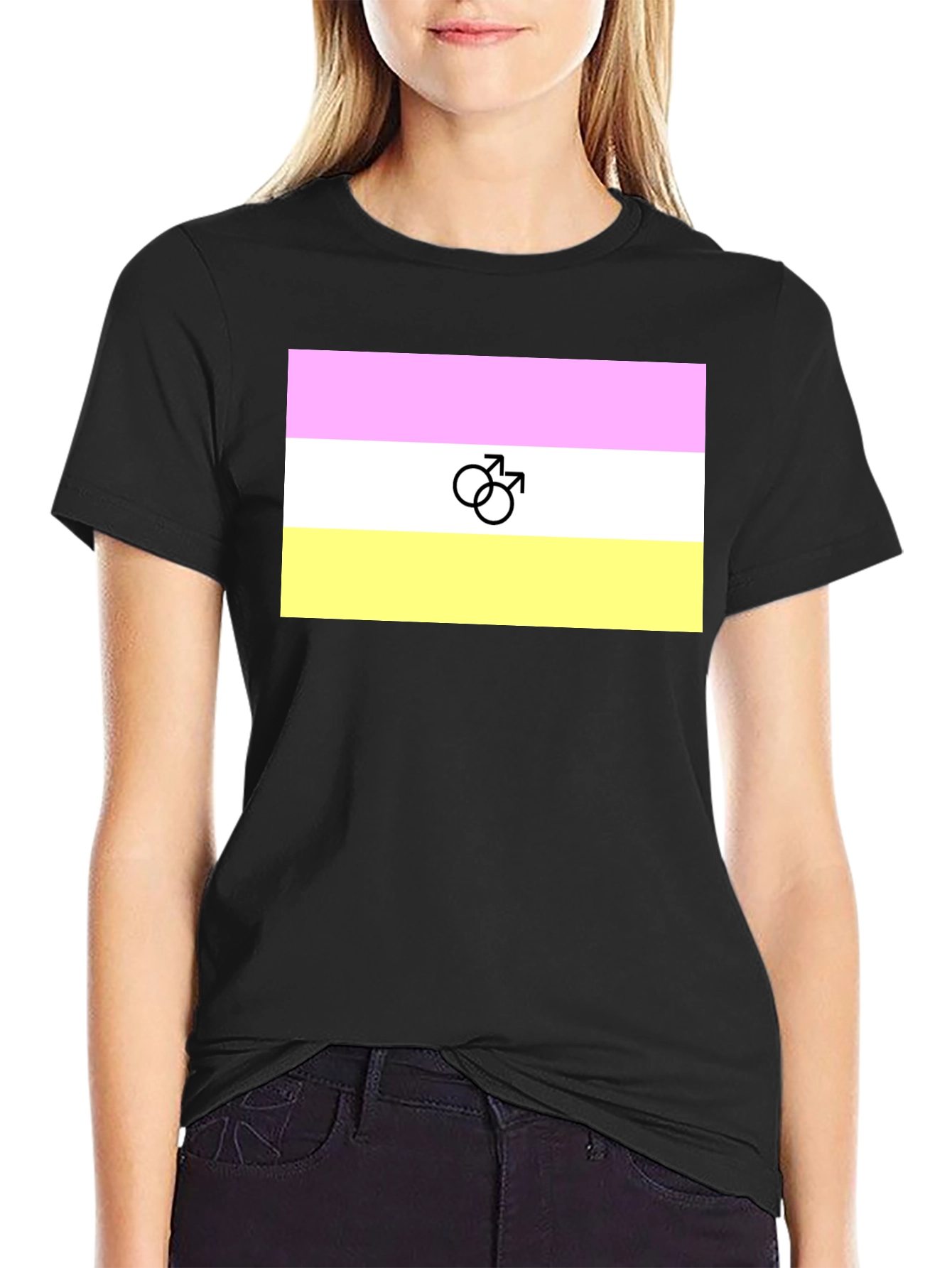 Intersex Pride T-Shirt - Black