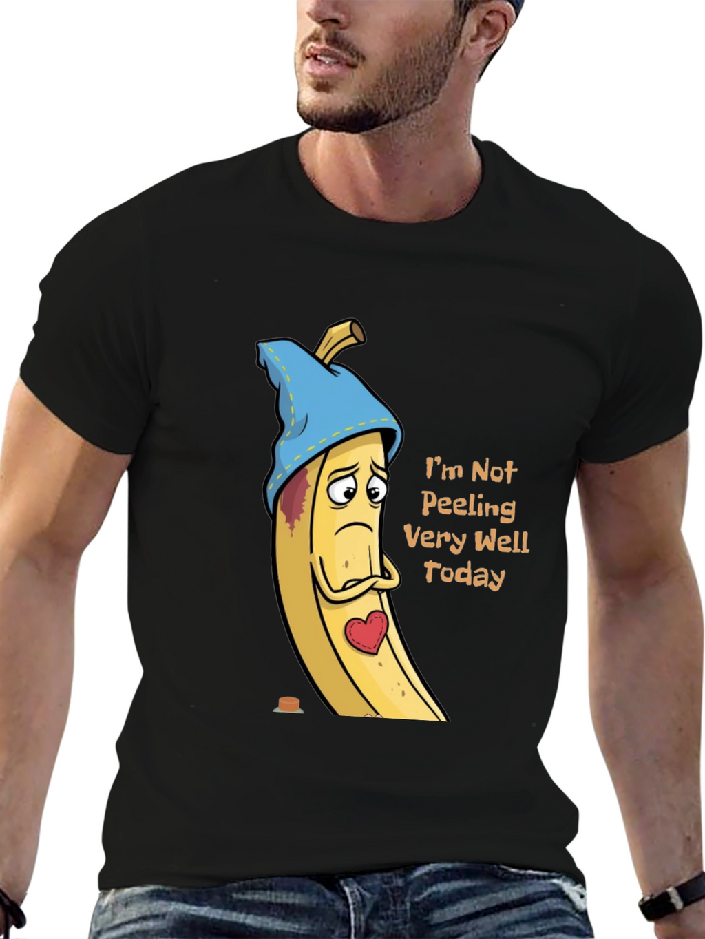 Sad Banana T-Shirt - Funny Graphic Tee