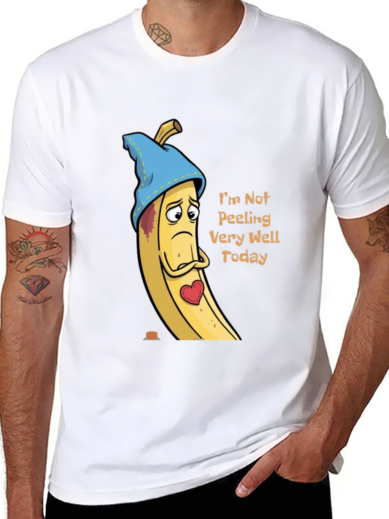 Sad Banana T-Shirt - Funny Graphic Tee