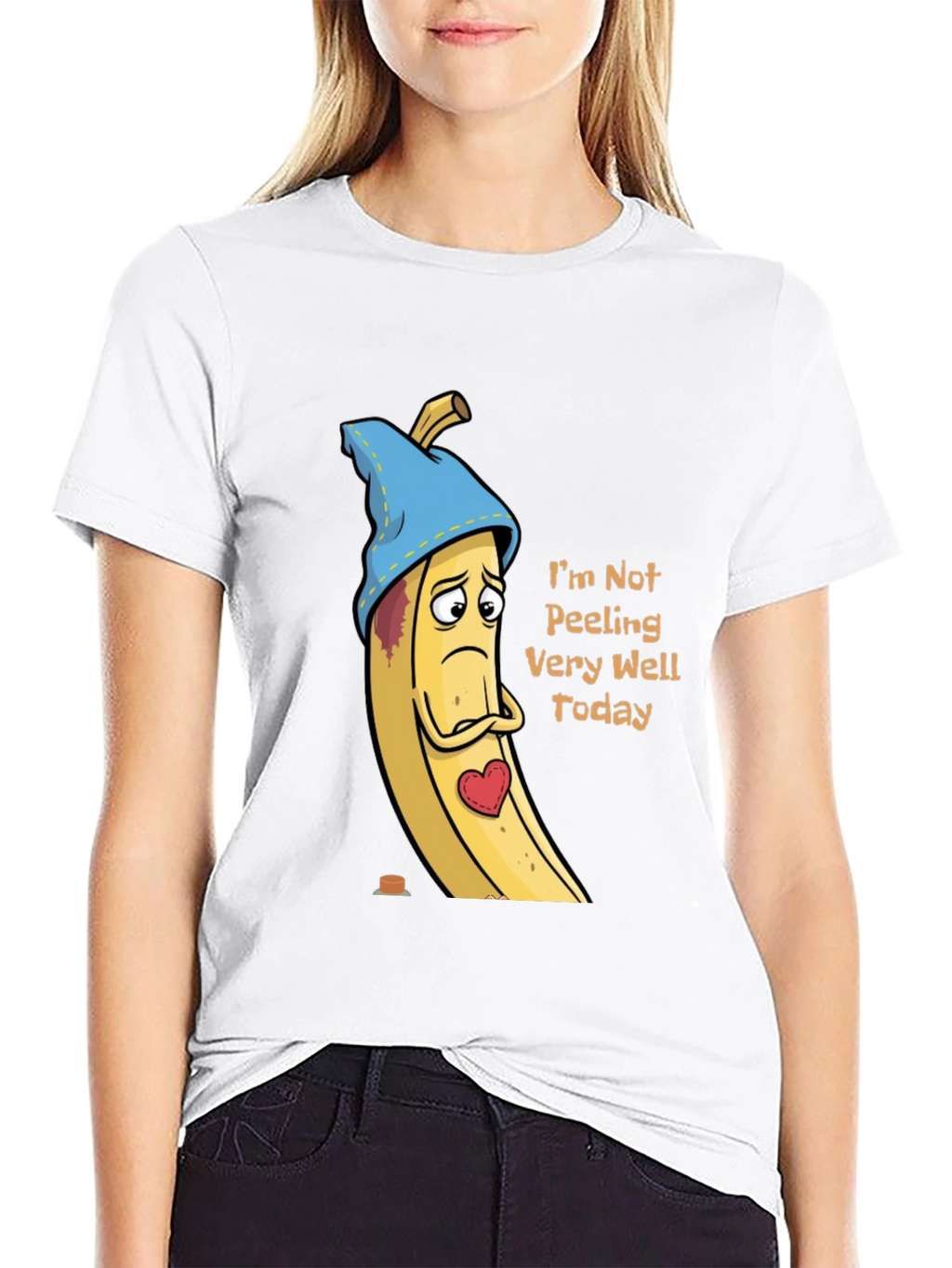 Sad Banana T-Shirt - Funny Graphic Tee