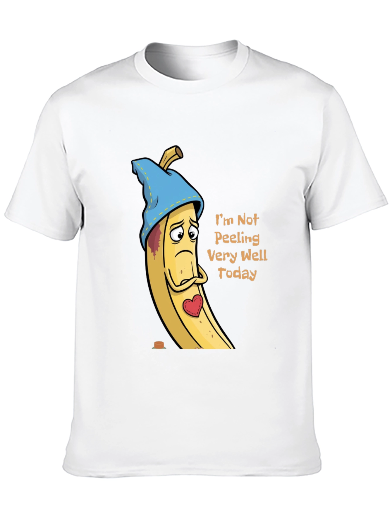 Sad Banana T-Shirt - Funny Graphic Tee