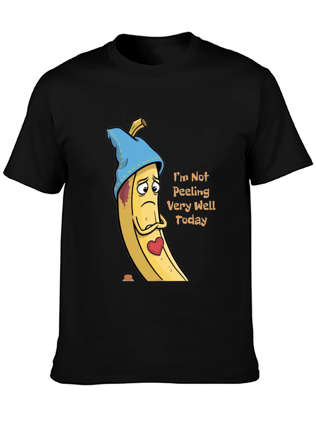 Sad Banana T-Shirt - Funny Graphic Tee