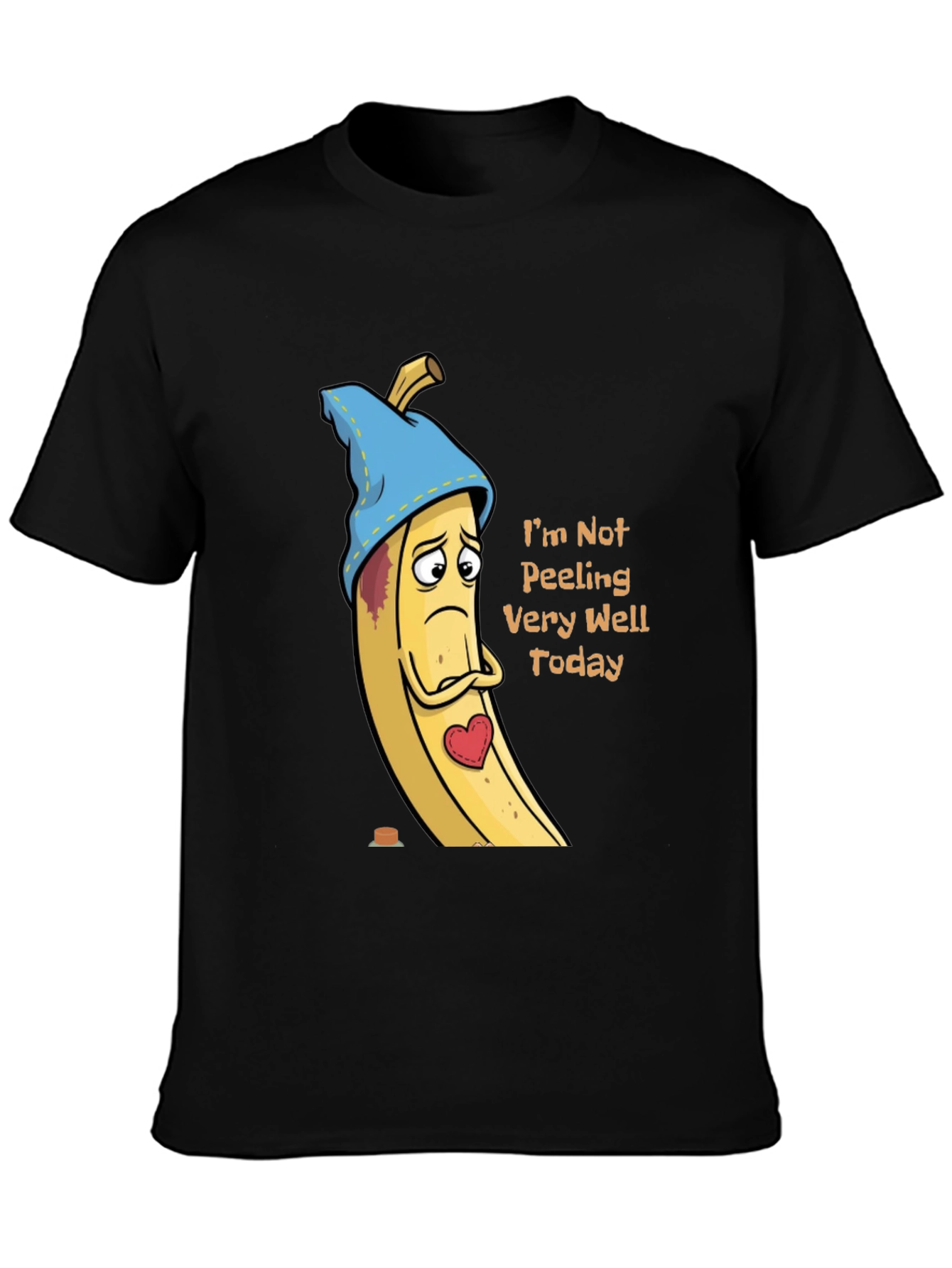 Sad Banana T-Shirt - Funny Graphic Tee