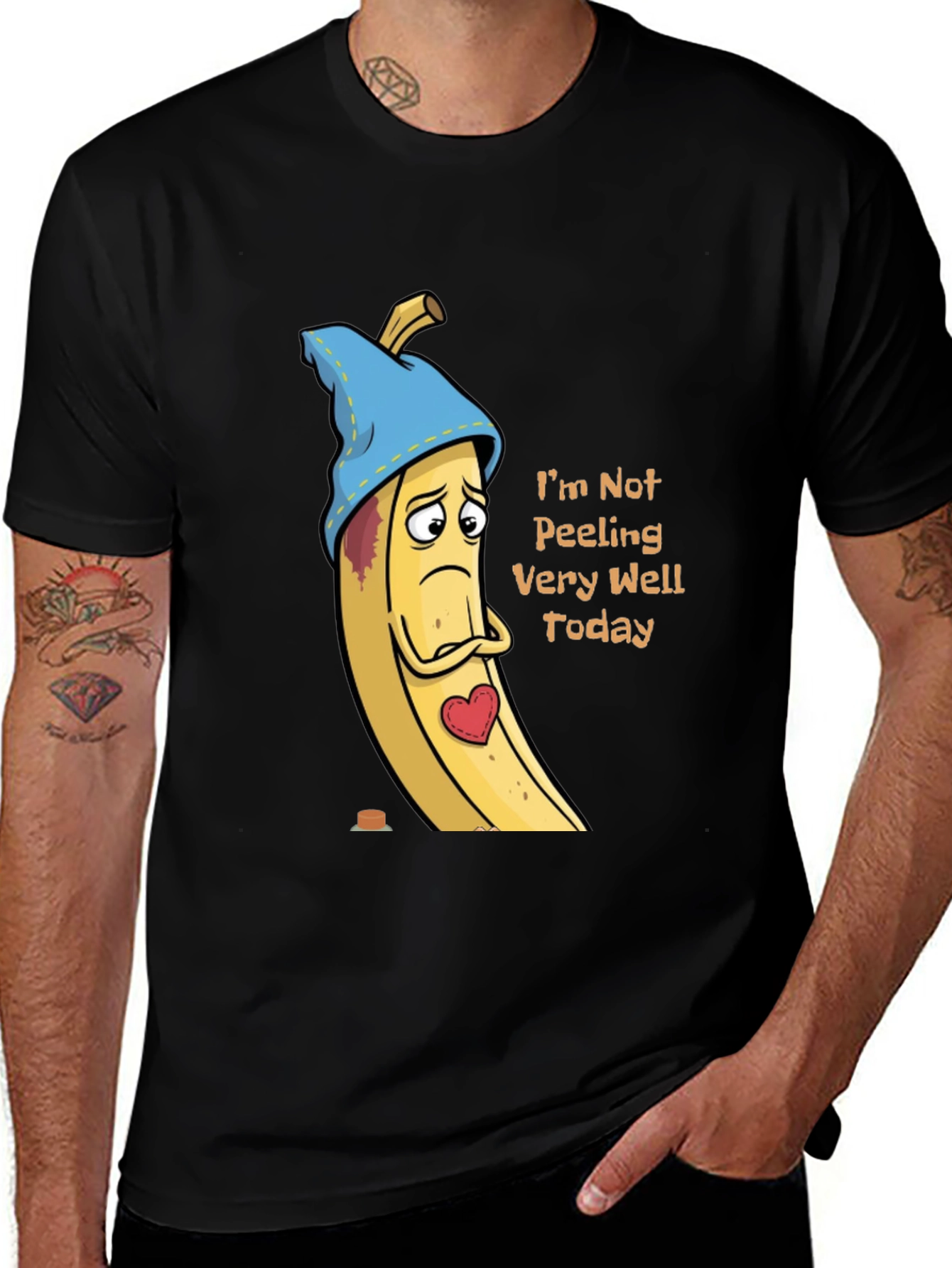 Sad Banana T-Shirt - Funny Graphic Tee
