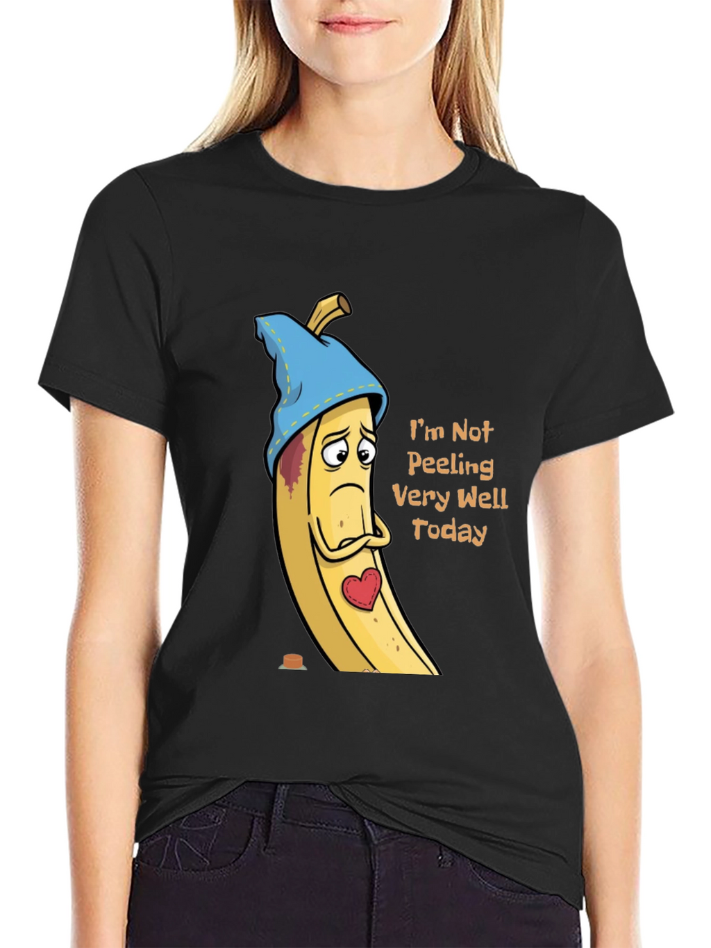 Sad Banana T-Shirt - Funny Graphic Tee