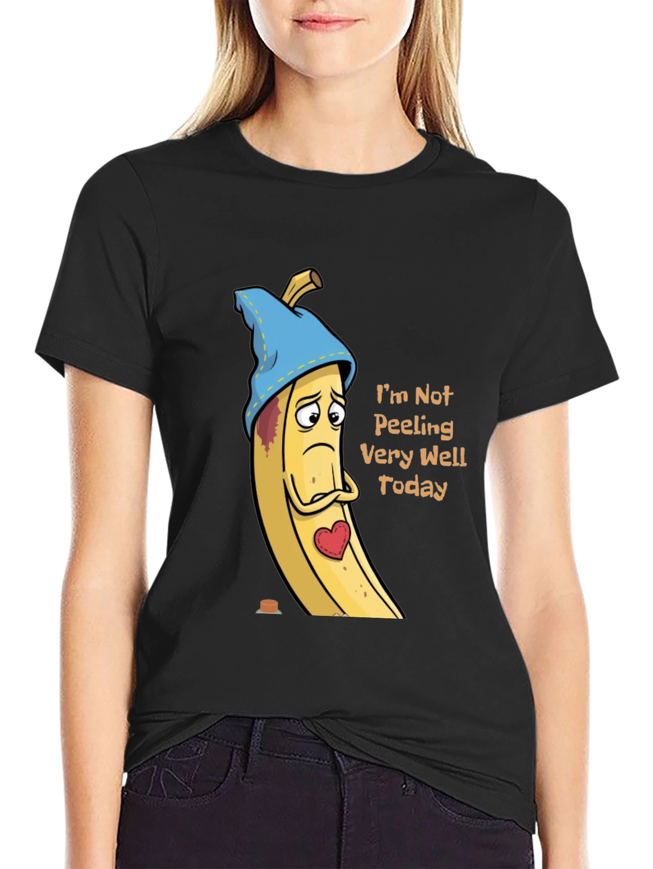 Sad Banana T-Shirt - Funny Graphic Tee