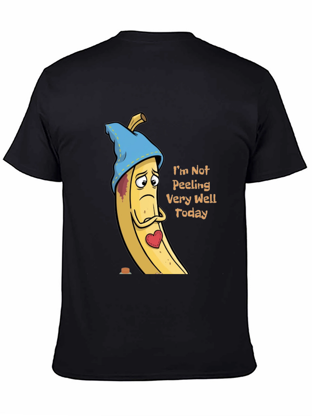 Sad Banana T-Shirt - Funny Graphic Tee