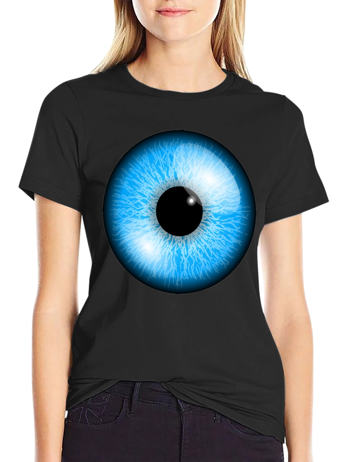 Eye-Catching Graphic Print Tee
