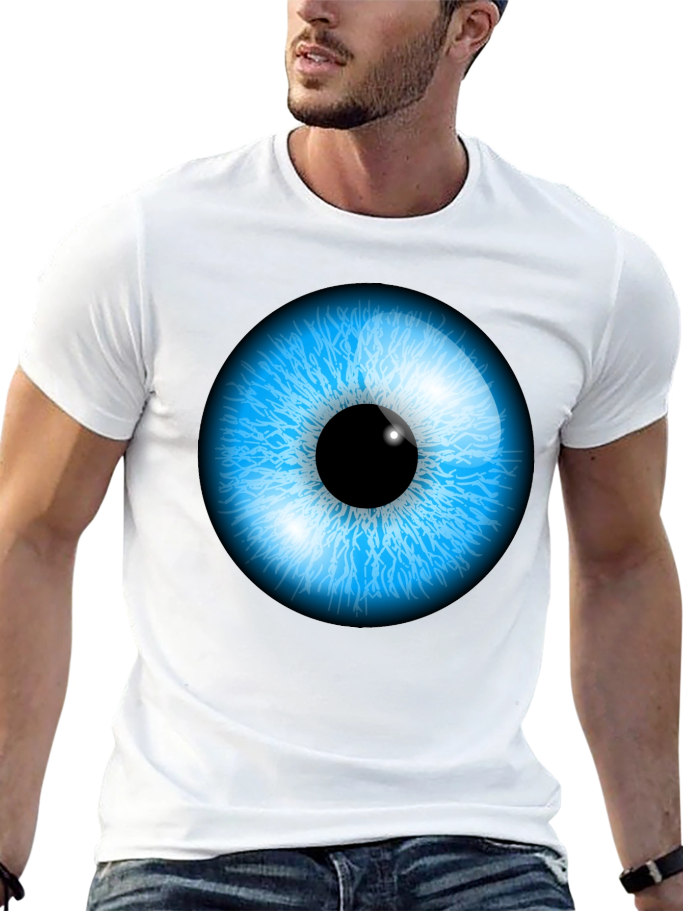 Eye-Catching Graphic Print Tee