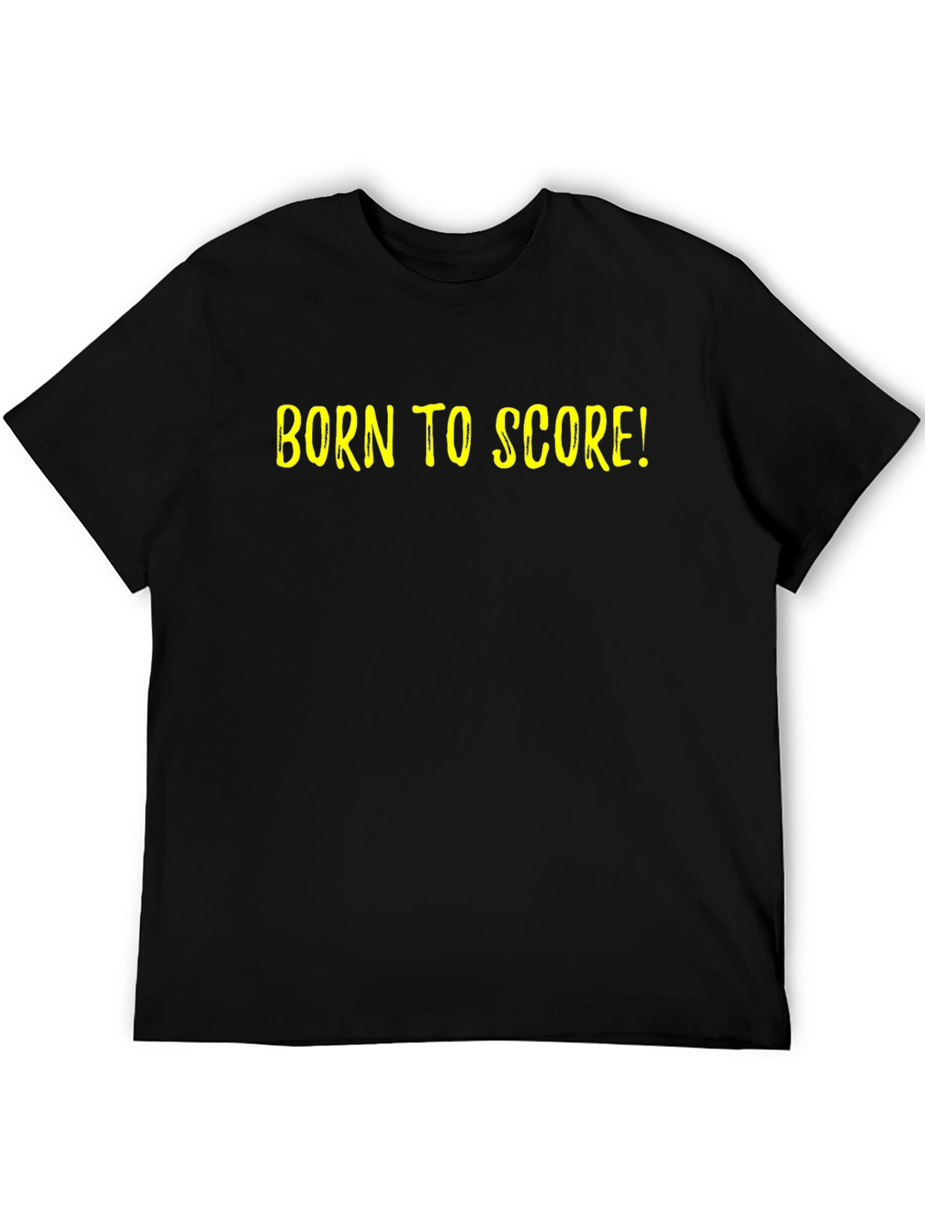 Born to Score! Graphic Tee - Black