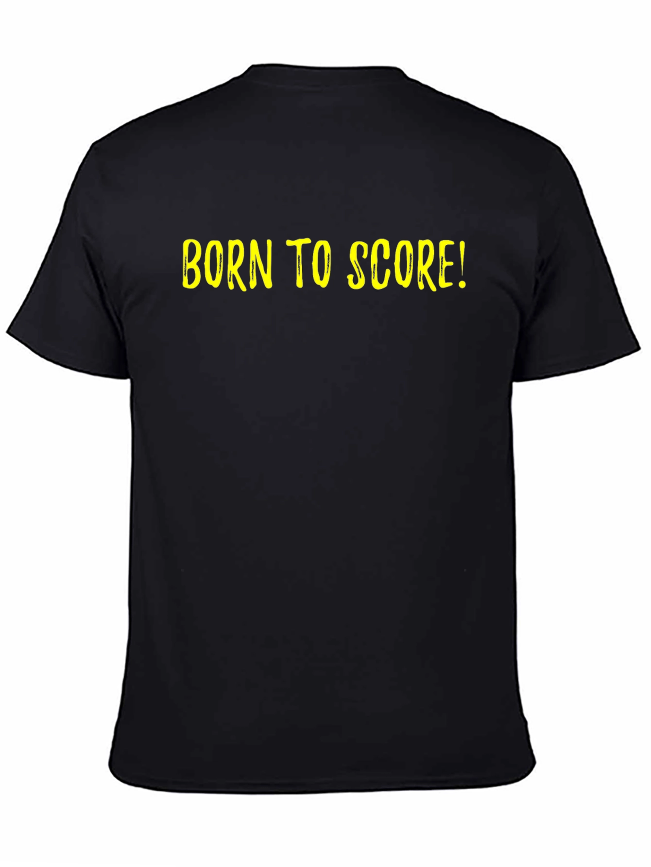 Born to Score! Graphic Tee - Black