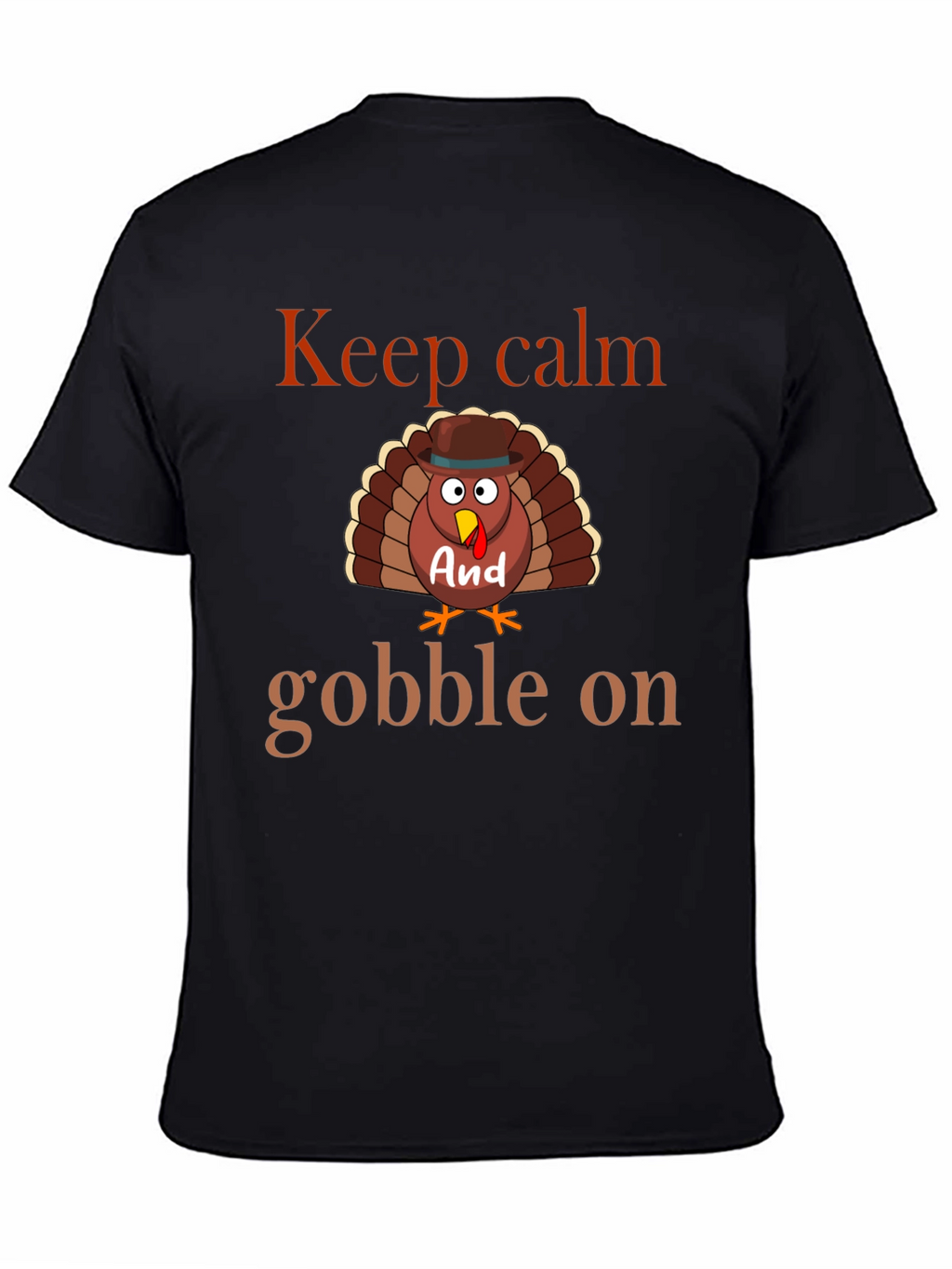 Keep Calm & Gobble On Thanksgiving T-Shirt