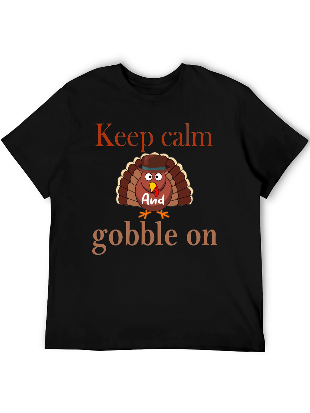 Keep Calm & Gobble On Thanksgiving T-Shirt