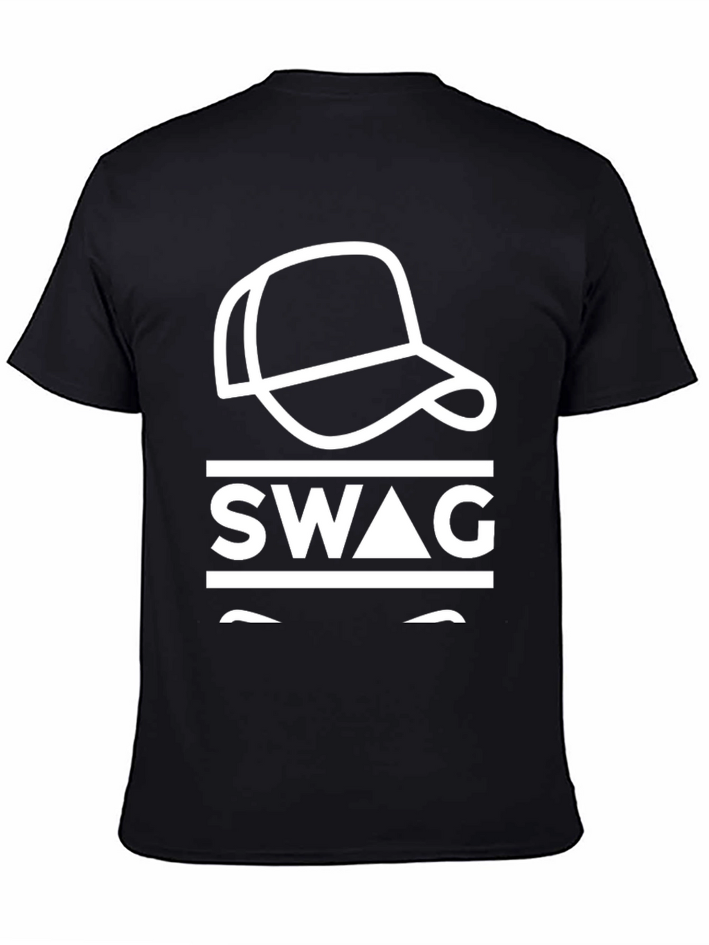 Swag Graphic Tee - Cool & Casual Black T-Shirt
