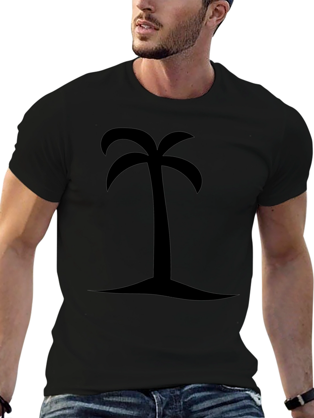 Palm Tree Graphic Tee - Island Vibes