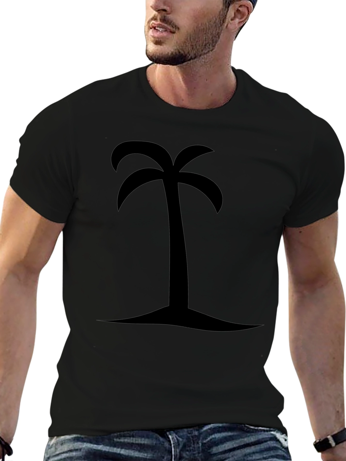 Palm Tree Graphic Tee - Island Vibes