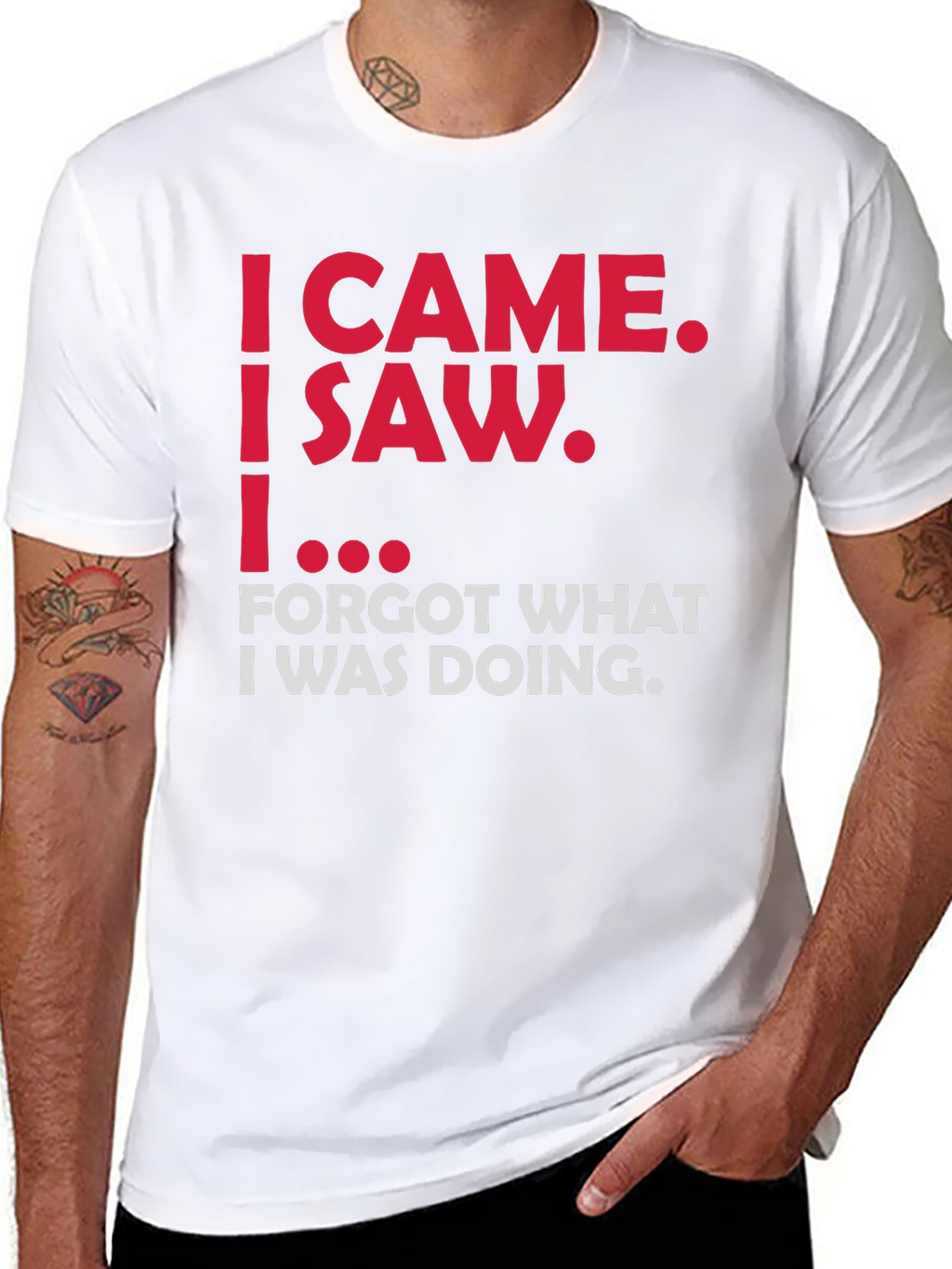 Funny Sarcastic T-Shirt - I Came I Saw...