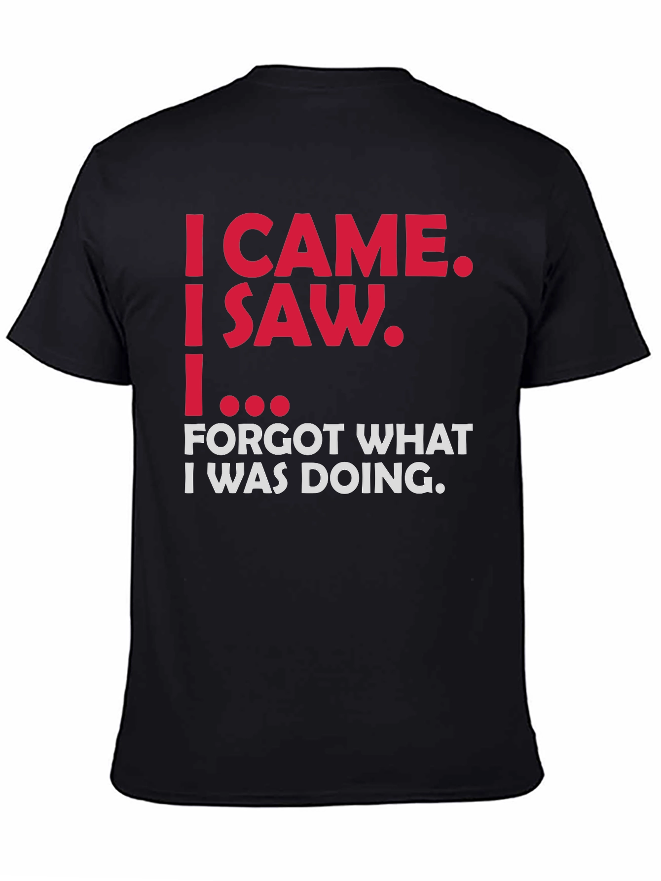 Funny Sarcastic T-Shirt - I Came I Saw...