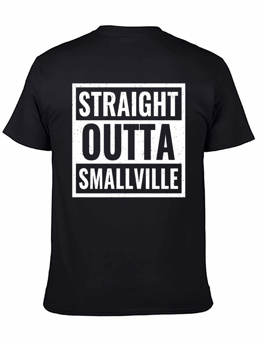 Straight Outta Smallville Black T-Shirt