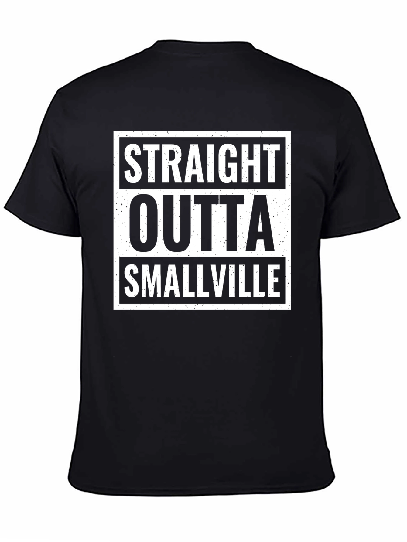 Straight Outta Smallville Black T-Shirt