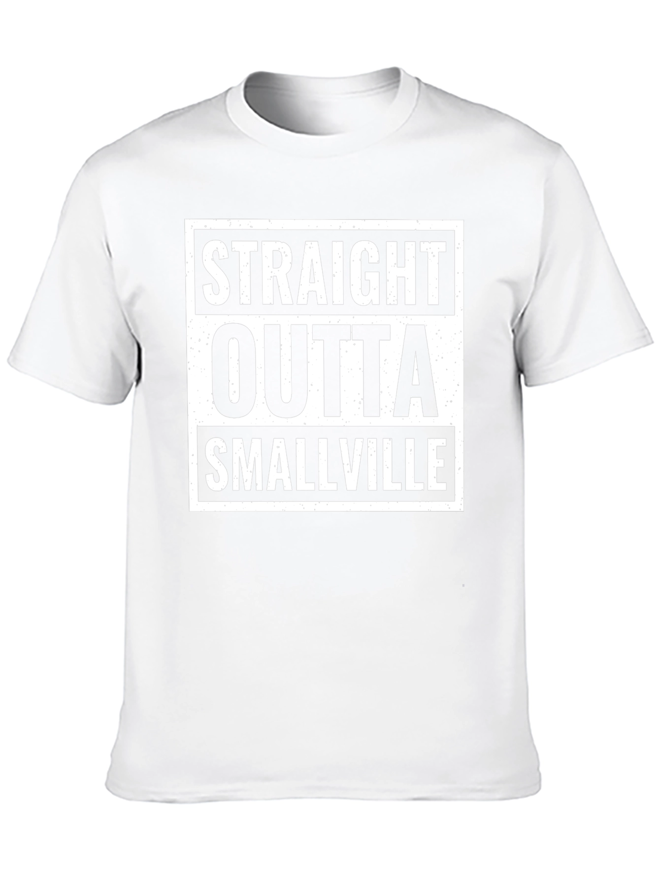 Straight Outta Smallville Black T-Shirt