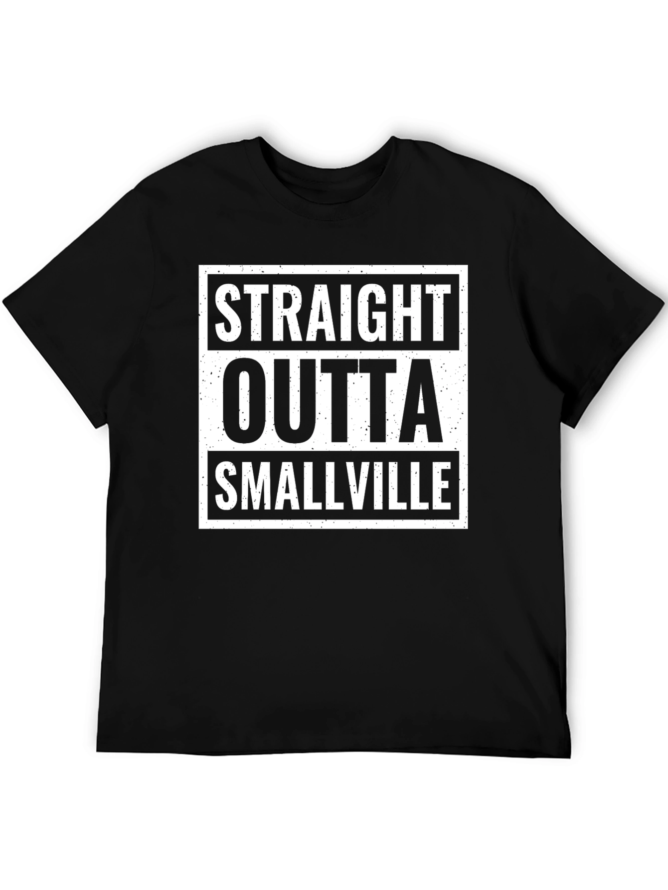Straight Outta Smallville Black T-Shirt