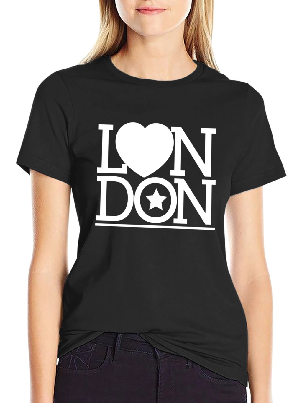 London Love Star Graphic Tee
