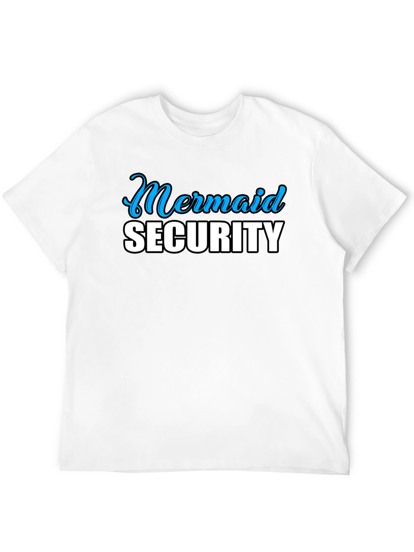 Mermaid Security Black T-Shirt