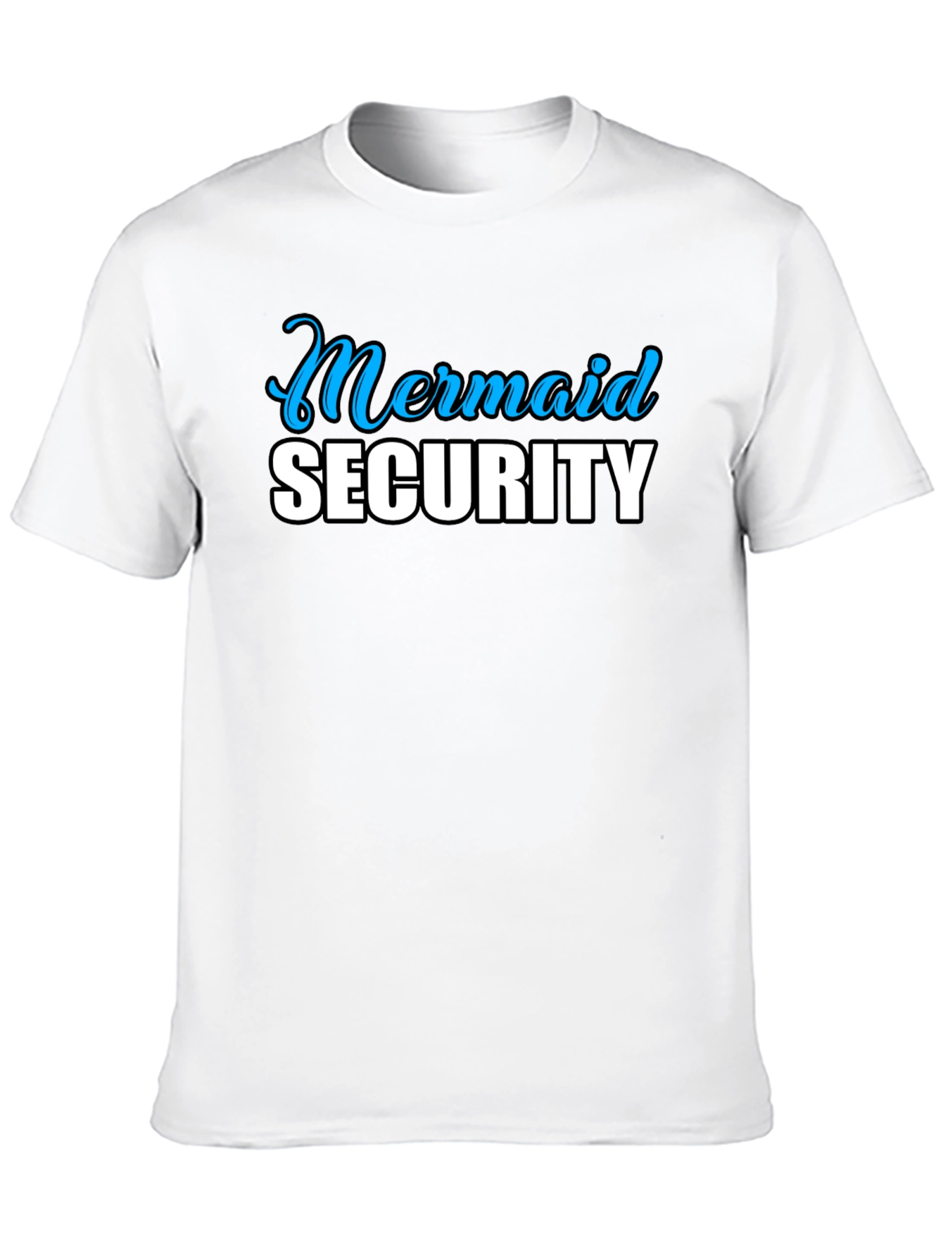Mermaid Security Black T-Shirt