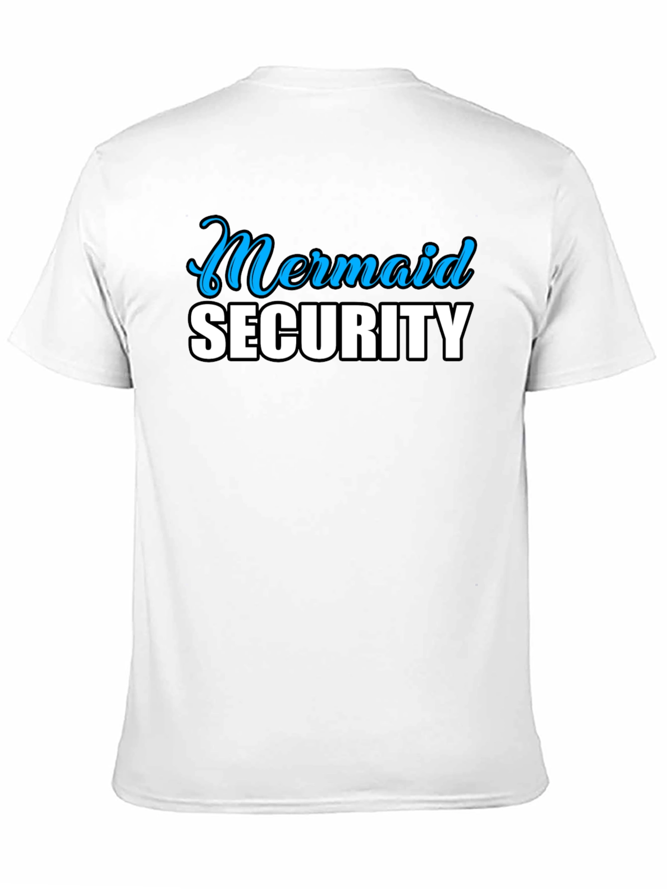 Mermaid Security Black T-Shirt