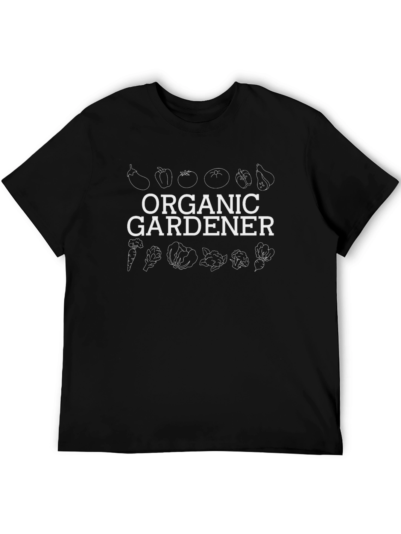Organic Gardener Graphic T-Shirt - Black