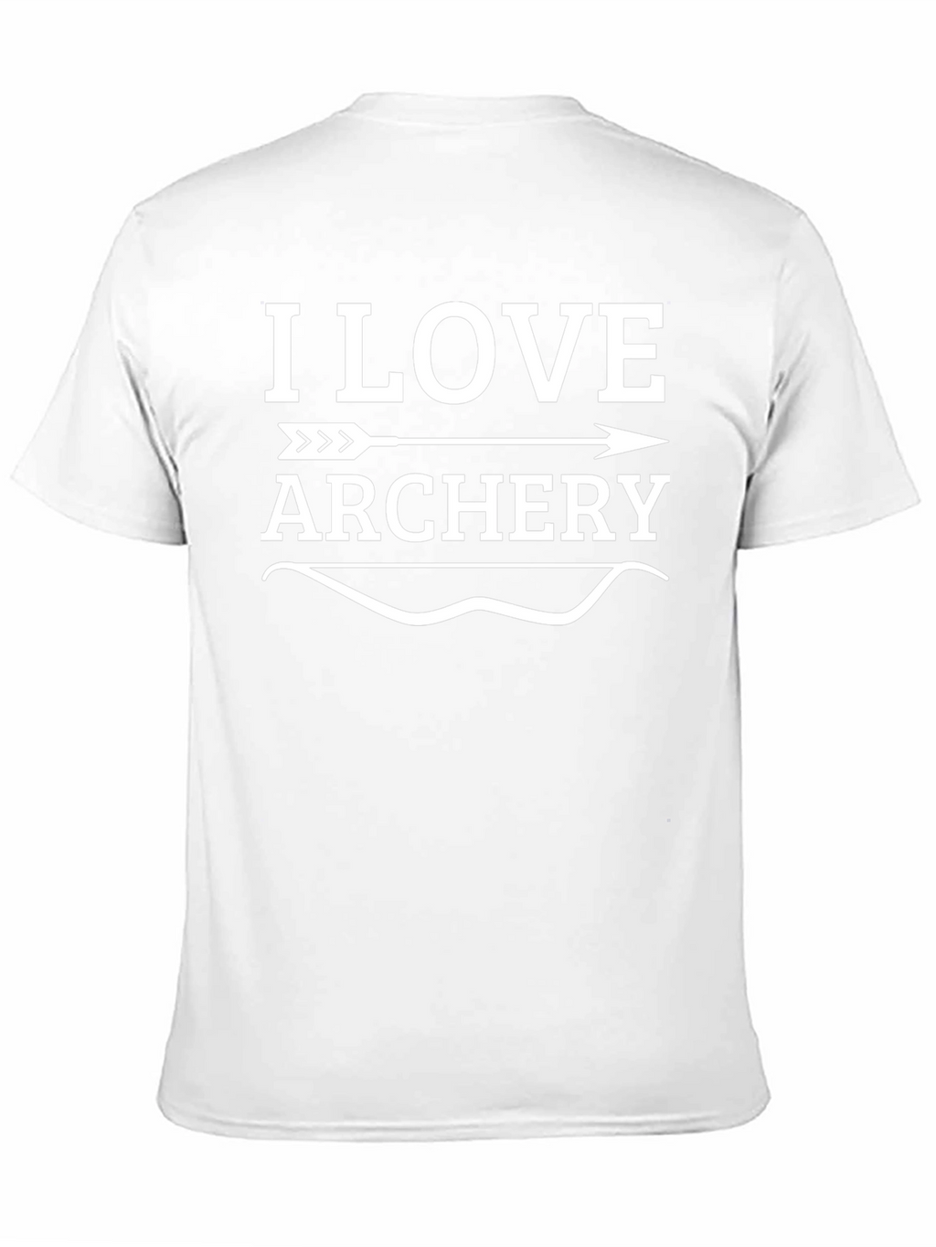 I Love Archery Graphic T-Shirt - Black