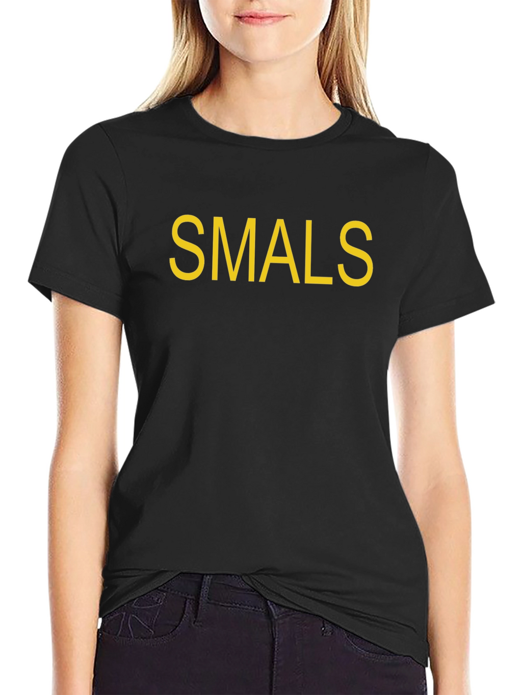 SMALS Graphic Tee - Black Cotton Blend