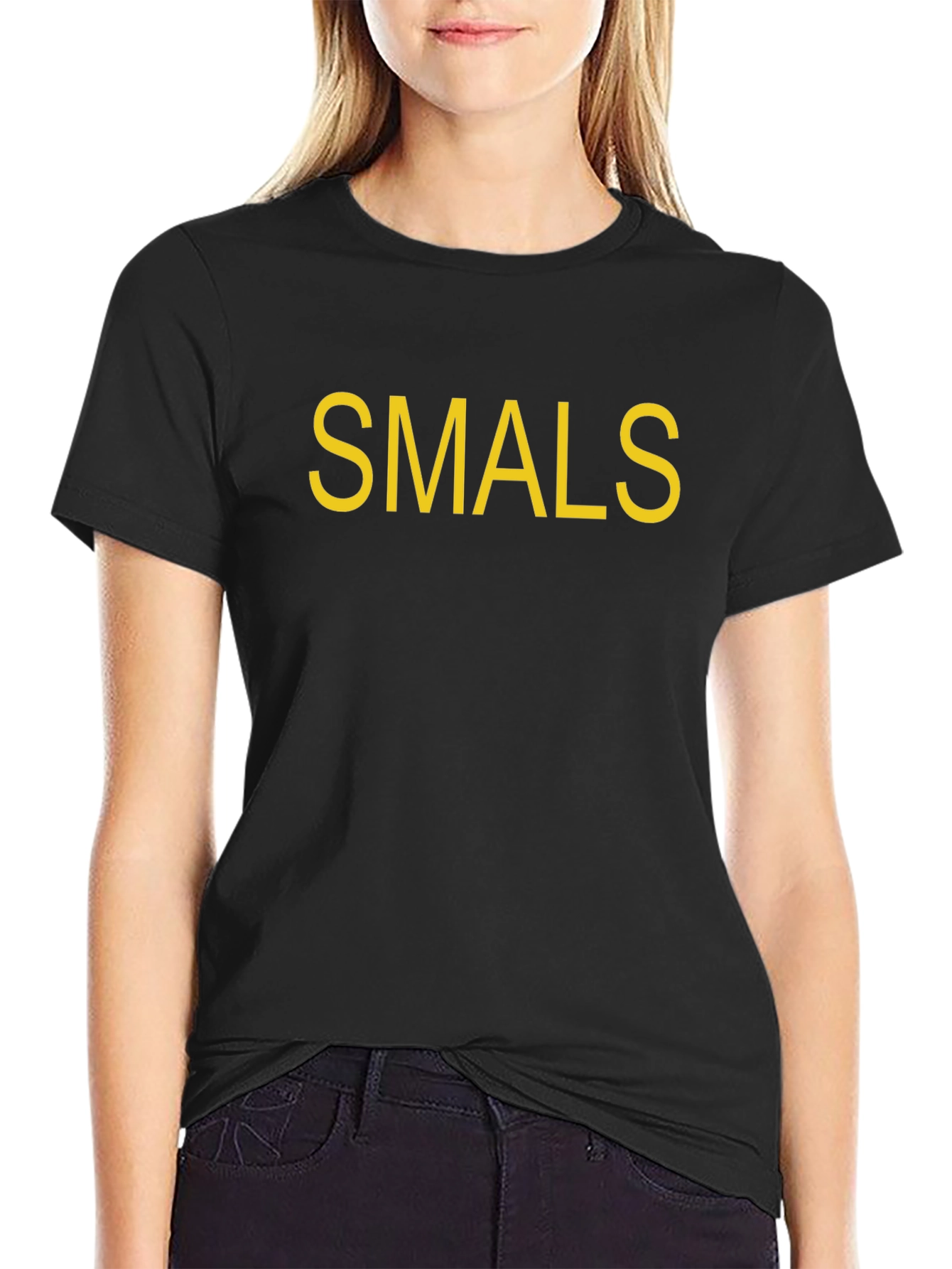 SMALS Graphic Tee - Black Cotton Blend