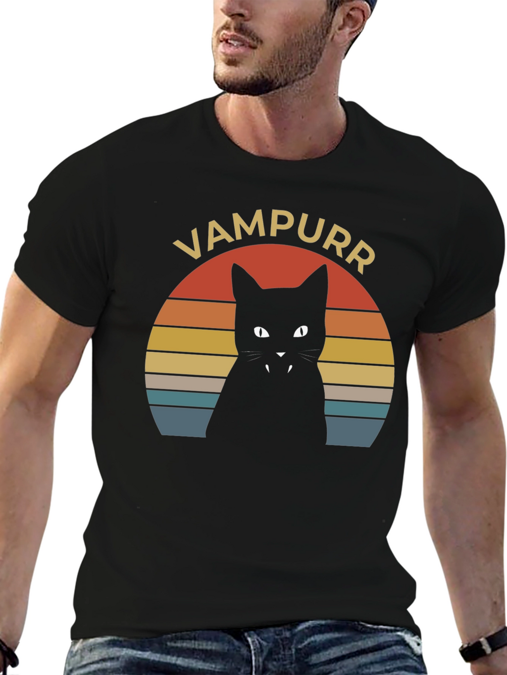 Vampurr Black Cat T-Shirt