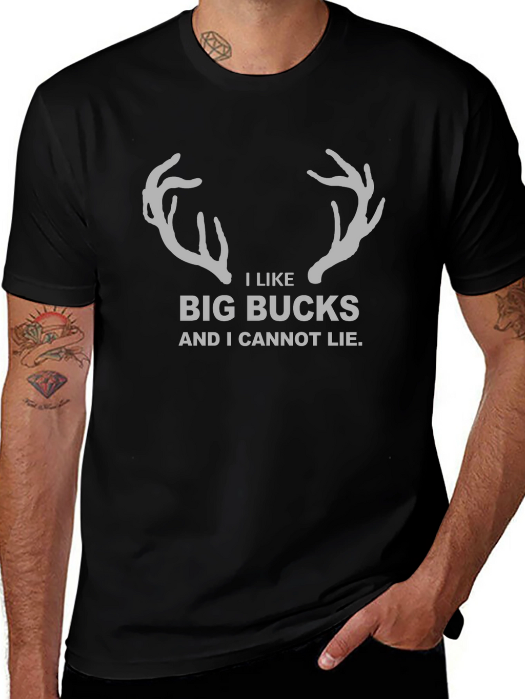 I Like Big Bucks T-Shirt - Funny Hunting Tee