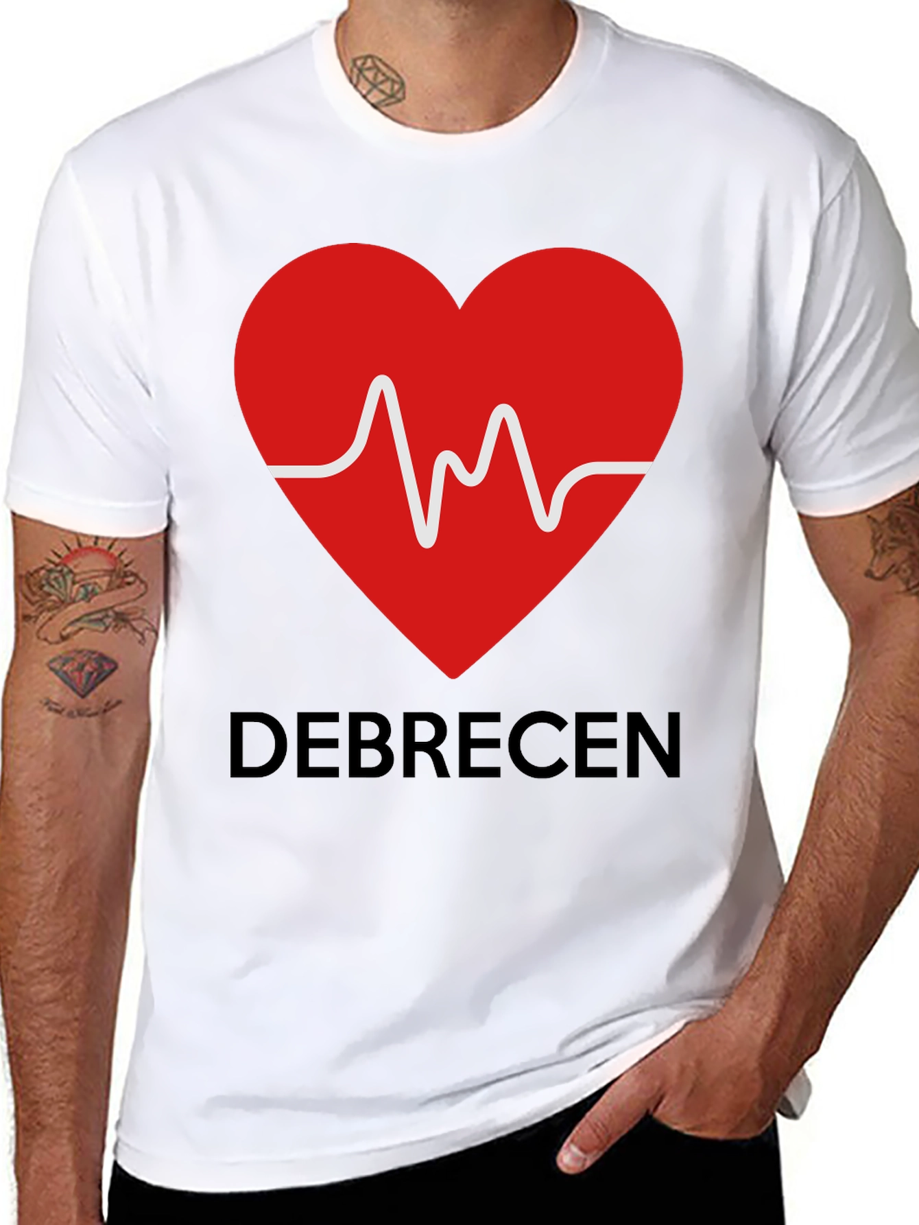 Debrecen Heartbeat Graphic Tee