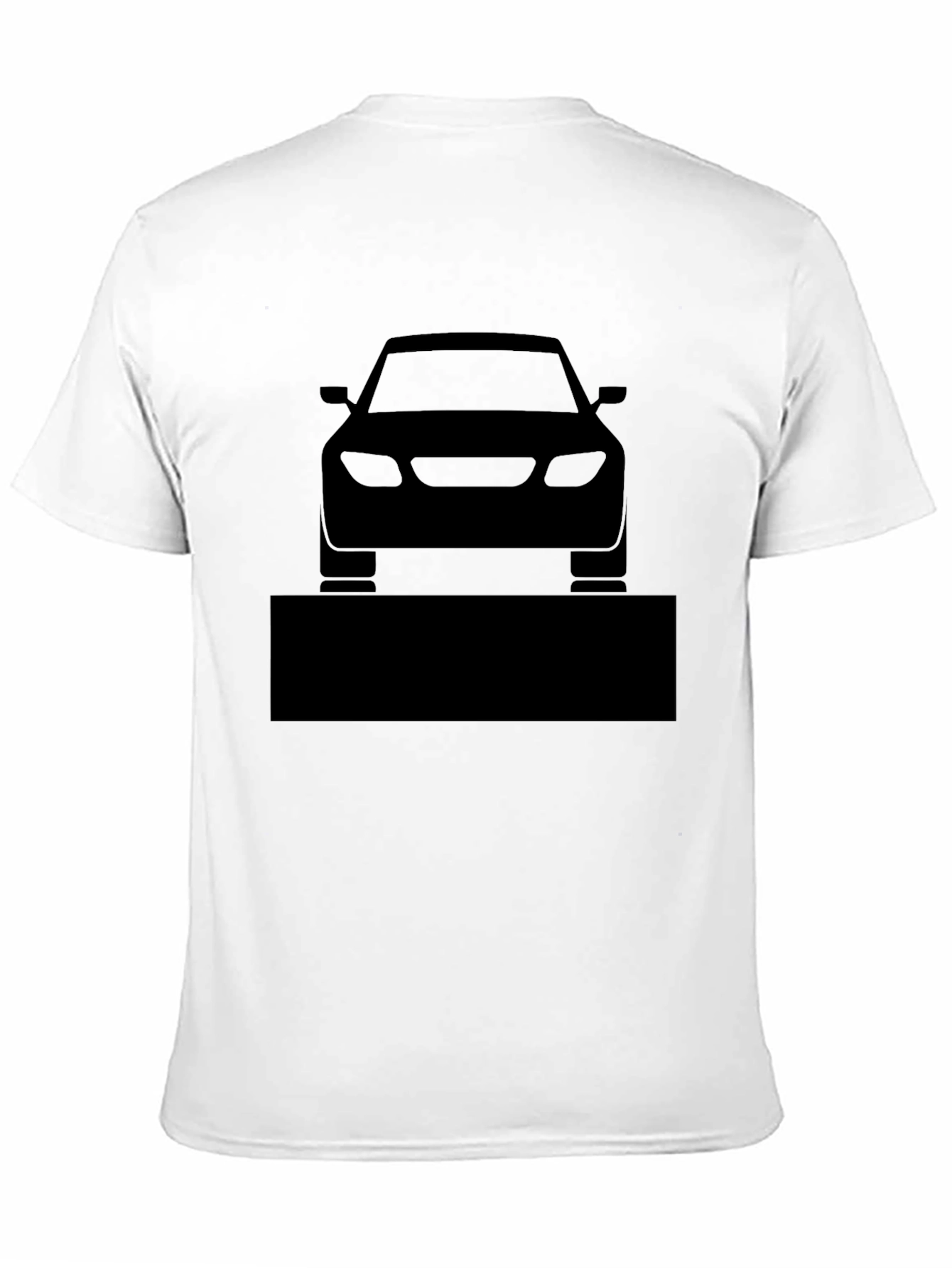 Mens Black Car Graphic T-Shirt