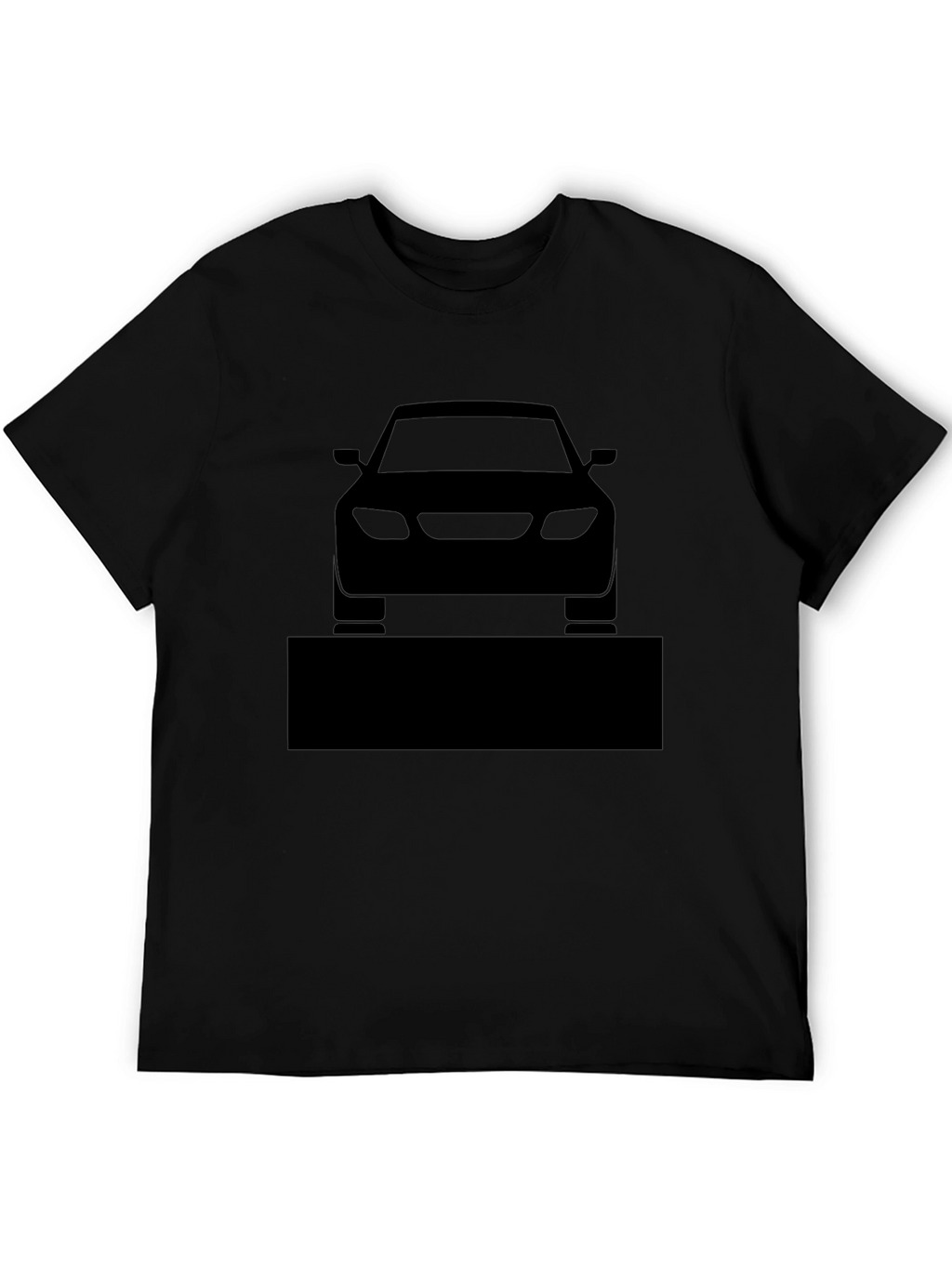 Mens Black Car Graphic T-Shirt